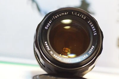 ASAHI PENTAX SUPER-TAKUMAR 1,4/50MM OBJEKTIV 50MM f/1,4 – M42 MOUNT - Imagen 1 de 2