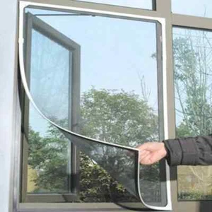Self-Adhesive Window Mosquito Net Anti Fly Insect Mesh Curtain Cut Screen New - Picture 1 of 8