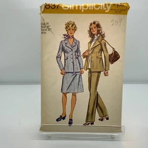 Vintage Simplicity 9837 Misses’ & Damen Jacke, Rock & Hose Muster Größe 14 - Bild 1 von 2