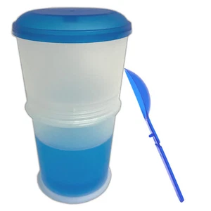 Müsli to Go Becher mit Löffel Müslibecher Cornflakes Behälter Joghurtbecher - Bild 1 von 5