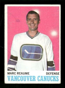 1970 Topps Hockey 119 Marc Reaume VG BXCP22 - Picture 1 of 2