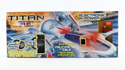 Titan A.E. Figura Valkyrie Ship & Cale Electrónica Sonidos de Batalla Hasbro 2000 Nueva Foto 1 de 4