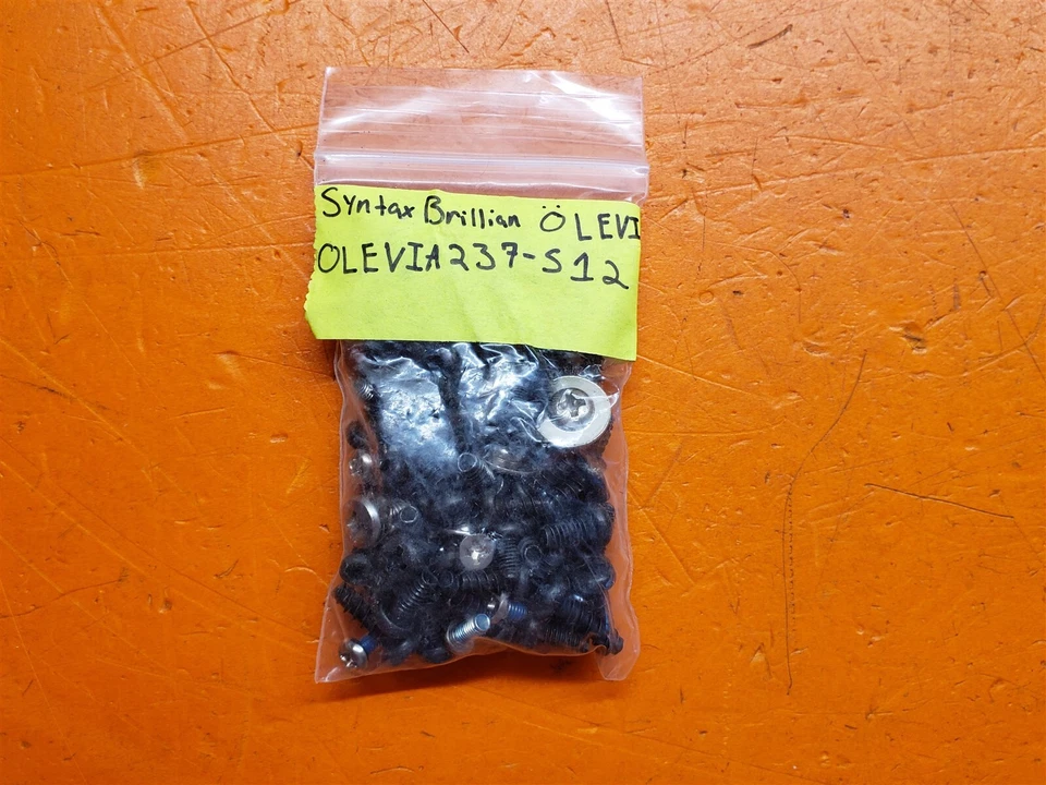 ⭐️⭐️⭐️⭐️⭐️ TV Olevia 237-S12 Full Screw Set w/o Stand Screws  - Image 1 of 1