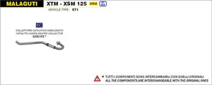 COLLETTORE CATALITICO OMOLOGATO ARROW MALAGUTI XSM 125 4T 2019-20 - Foto 1 di 1