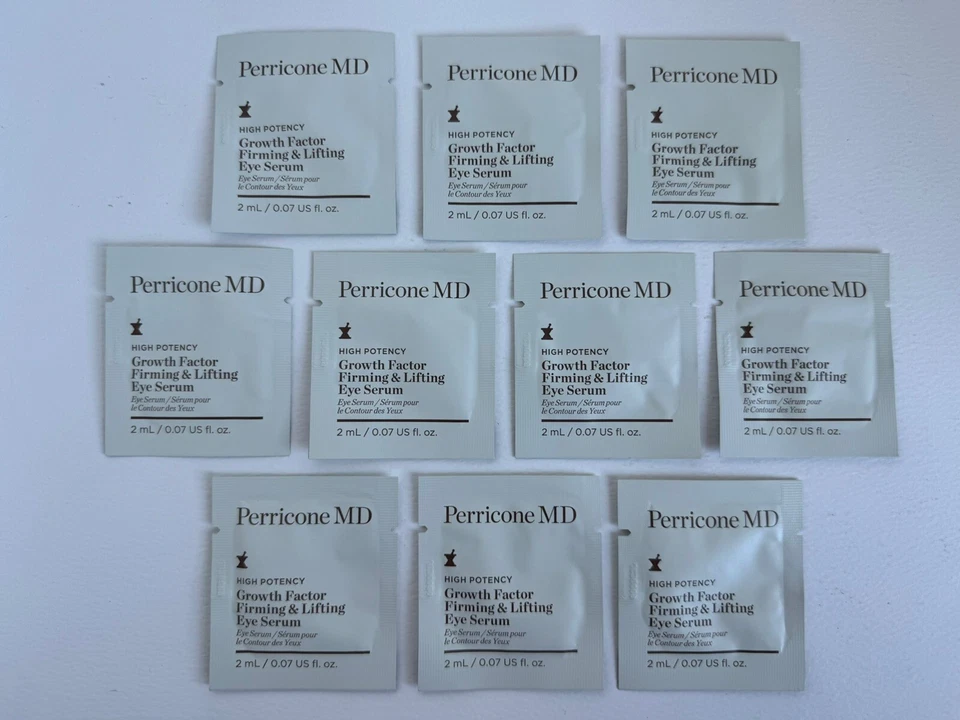 10X Perricone MD Samples Face Finishing Moisturizer Eye Cream Rejuvenating Serum - Image 1 of 2