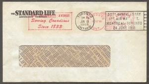 1968 Canada Standard Life Assurance Commercial Postmark Cover - Bild 1 von 1