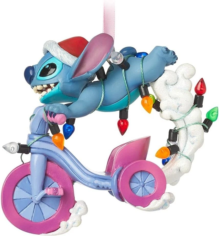 2021 Disney Stitch on Tricycle Sketchbook Ornament Lilo & Stitch