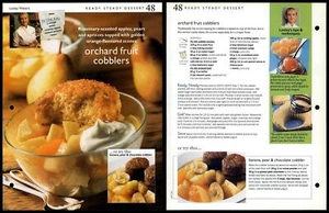 Orchard Fruit Cobblers #48 Dessert Ready Steady Cook Recipe Page - Picture 1 of 1