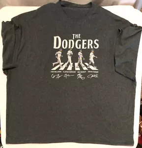Camisa Firmas de los Dodgers de los Dodgers Los Angeles Player Abbey Road 4XL - Imagen 1 de 4