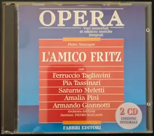 Mascagni L'AMICO FRITZ Mascagni/Tagliavini Tassinari Meletti Pini 1941 2CD A+++ - Bild 1 von 2