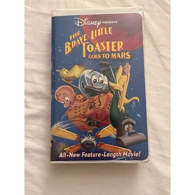 Walt Disney The Brave Little Toaster Goes To Mars  VHS Video Cassette Tape - Image 1 of 4