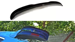 Extensión de ala del alerón diseño Maxton brillo abdominales negros para Vauxhall / Opel Astra J - Imagen 1 de 6