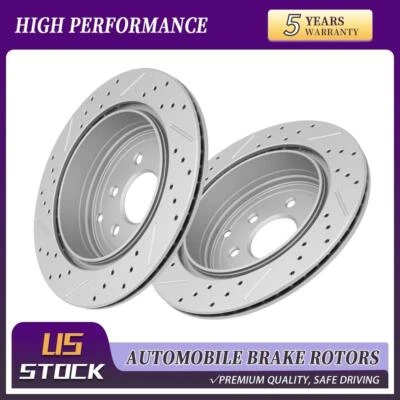 Rotores de freno traseros 308 mm para Nissan Pathfinder 2005 2006 2007 2008 2009 - 2012 Foto 1 de 4