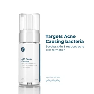 Seasoul AHA Foam Cleanser face wash, With Dead Sea Minerals & Glycolic 3.2 fl oz - Picture 1 of 7