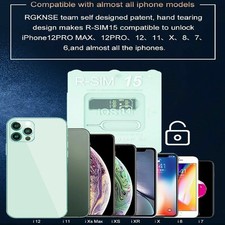 R-SIM 16 Nano Unlock RSIM Card For IOS 15 iPhone 12 Pro 13 PRO MAX XS XR 8 B2