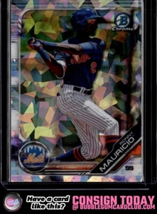 2019 Bowman Draft Sapphire Edition Ronny Mauricio New York Mets - Picture 1 of 2