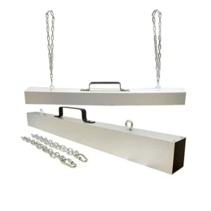 48" Hang Hanger Magnetic Sweeper Roadmag Pick Up Tool Hanging Chains Magnet Bar - Picture 1 of 4