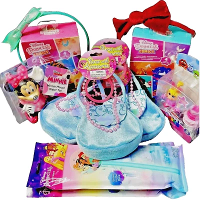 Disney Princesa Niñas Cartera Joyería Vestir Baño Juguete Minnie Mouse Miss Piggy Foto 1 de 4