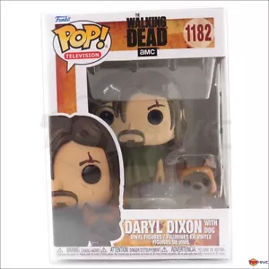 Funko Pop! The Walking Dead TV Daryl Dixon with Dog #1182 AMC vinyl w/ protector - Picture 1 of 4