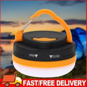 Camping Outdoor Licht LED Tragbare Zelt Nacht Laterne Wandern weiß - Bild 1 von 5