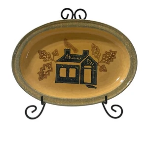 Pfaltzgraff Stoneware Oval 12" Serving Platter 6-007 America Folk Art Museum USA - Picture 1 of 6