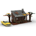Evil Dead Cabin with Olds Delta 88 Model Collection Architecture Building Blocks