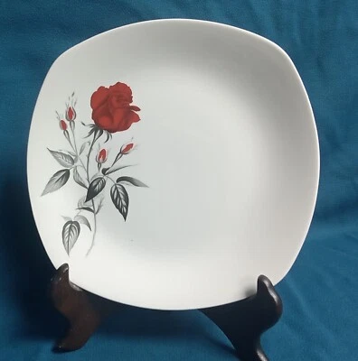 Vintage Midwinter Stylecraft Carmen Square Plate - 7 1/2 inch - Image 1 of 4