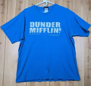 VTG Dunder Mifflin The Office T-Shirt Size L NBC Television TV Promo 2000s Y2K - Picture 1 of 13