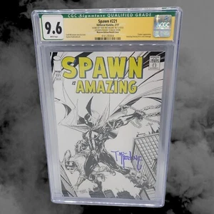 Spawn #221 CGC SS 9.6 MCFARLANE SKETCH VARIANT Cover Mexico Edition Green Label - Picture 1 of 2