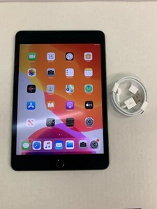  Apple iPad Mini (5th Generation) 64GB, Wi-Fi + 4G (Unlocked), 7.9in Space Grey. - Picture 1 of 1