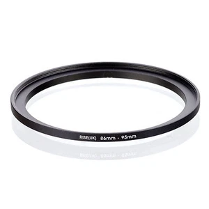 Camera 86mm Lens to 95mm Accessory Step Up Adapter Ring 86mm-95mm Black - Picture 1 of 3