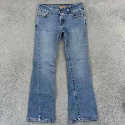Vintage Tommy Hilfiger Jeans Womens 9 Blue Low Rise Flare 30x30 Denim Retro Y2K - Image 1 of 4
