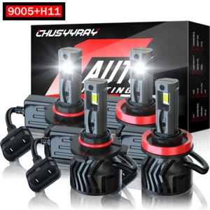 For Ford Explorer 2011-2015 4x LED Headlight Hi/Lo +Fog Light Bulbs Combo Kit - Bild 1 von 14