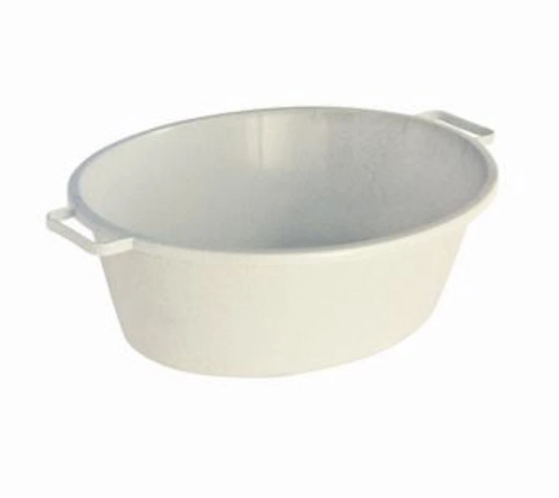 Bekaform Ovalwanne Kunststoff Grau/Granit Wäschewanne 2 Griffe 13,26,41,57 Liter - Bild 1 von 1