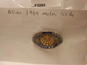 ASIAN 1959 METAL NECKERCHIEF SLIDE F3282 - Picture 1 of 1