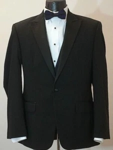 Kids Classic Black Tuxedo Jacket-Ring Bearer Cruise Wedding Formal - Picture 1 of 8