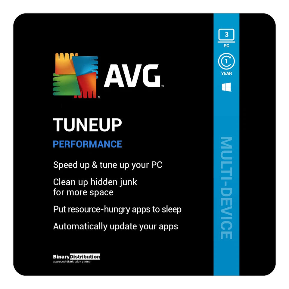 AVG PC TuneUp 2025 - 3 PC - 1 Year [Download] - Image 1 of 4