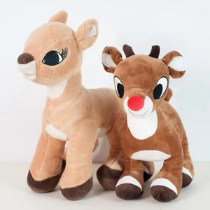Rudolph Rentier mit roter Nase Plüschtier Stofftier Clarice Dan Dee Weihnachten - Bild 1 von 7