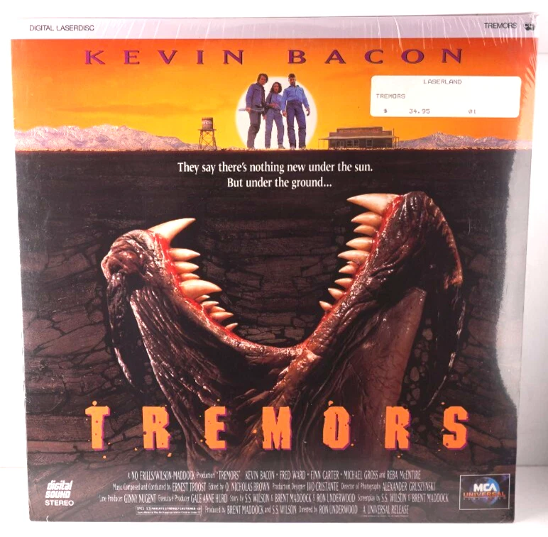 Tremors LASERDISC Extended Play Edition Kevin Bacon - NEW & SEALED - Image 1 of 1