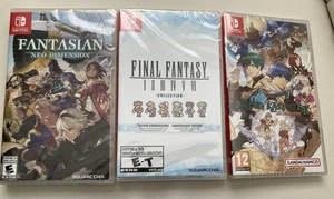 Switch 3 Games RPG Fantasian Baten Kaitos 1 2 Final Fantasy Collection Square Hd - Picture 1 of 1