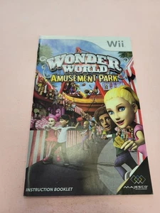 Nintendo Wii nur Anleitung Wonder World Vergnügungspark - Bild 1 von 2