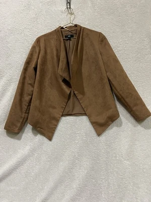 Mossimo Marrón Fino Otoño Blazer Chaqueta Talla Mediana Foto 1 de 4