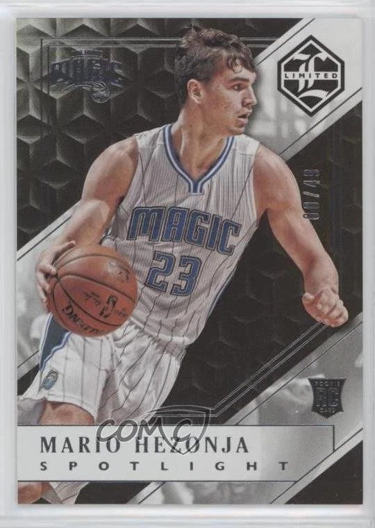 2015-16 Panini Limited Spotlight Silver /49 Mario Hezonja #189 Rookie RC - Image 1 of 2