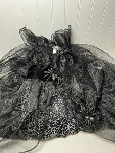 Pottery Barn Kids Glow-in-the-Dark Witch Halloween Costume Size 3T~No Hat - Picture 1 of 6