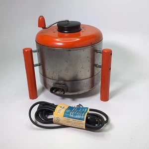 Popcorn Popper vintage manuale manovella elettrica vintage con cavo - Foto 1 di 4