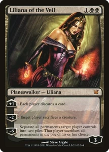 MTG Magic the Gathering Liliana of the Veil (105/300) Innistrad MP - Picture 1 of 1