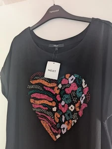 Next Heart T Shirt Size 14 - Picture 1 of 2