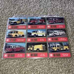  Lote de tarjetas serie Fire Engines  - Imagen 1 de 2