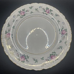 Vintage Princess Tru-Tone Bone China Sweet Briar Salad / Dessert Plate - Picture 1 of 4