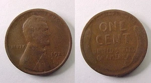 1920 D Lincoln Cent Very Fine - Fine VF - F - Picture 1 of 1